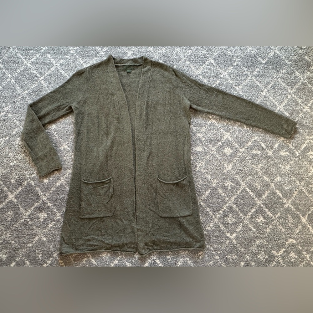 Bearfoot Dreams cozychic lite Sage Green Cardigan women’s size small